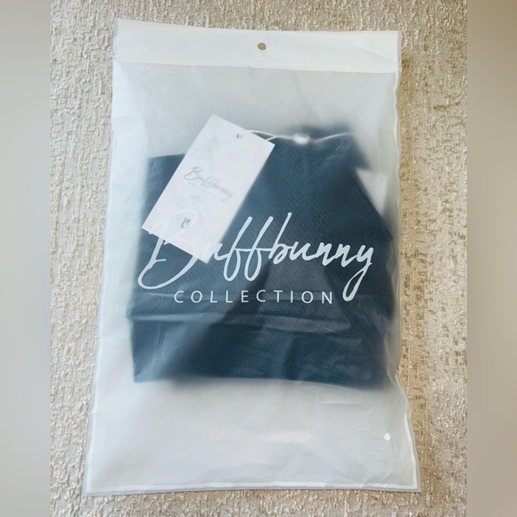 NWT BuffBunny Shape Seamless Sports Bra ‘Charcoal’ Black XXL - Picture 9 of 12